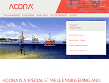 Tablet Screenshot of acona.com